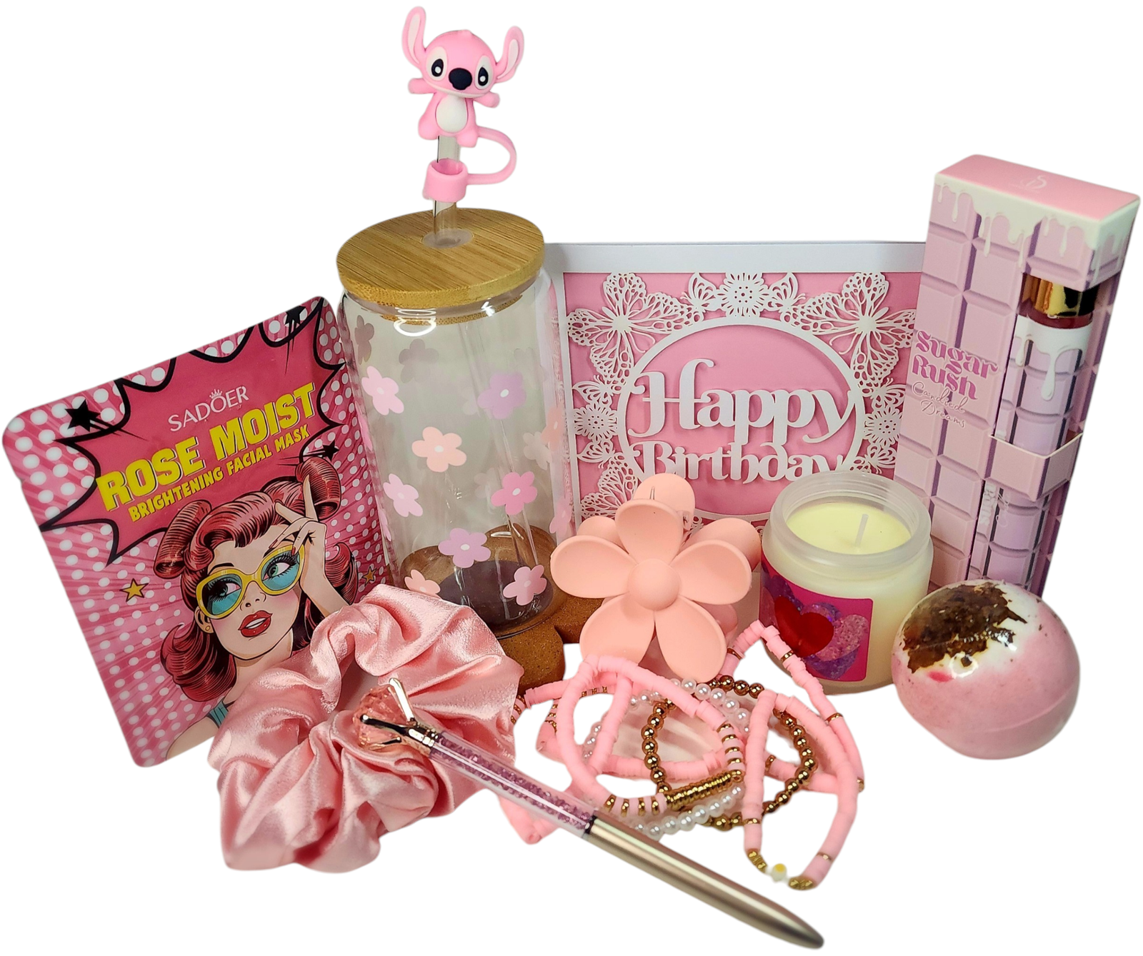 Pink Stitch Birthday Gift Set - Image 13