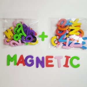 Magnetic Alphabet Letters and Numbers