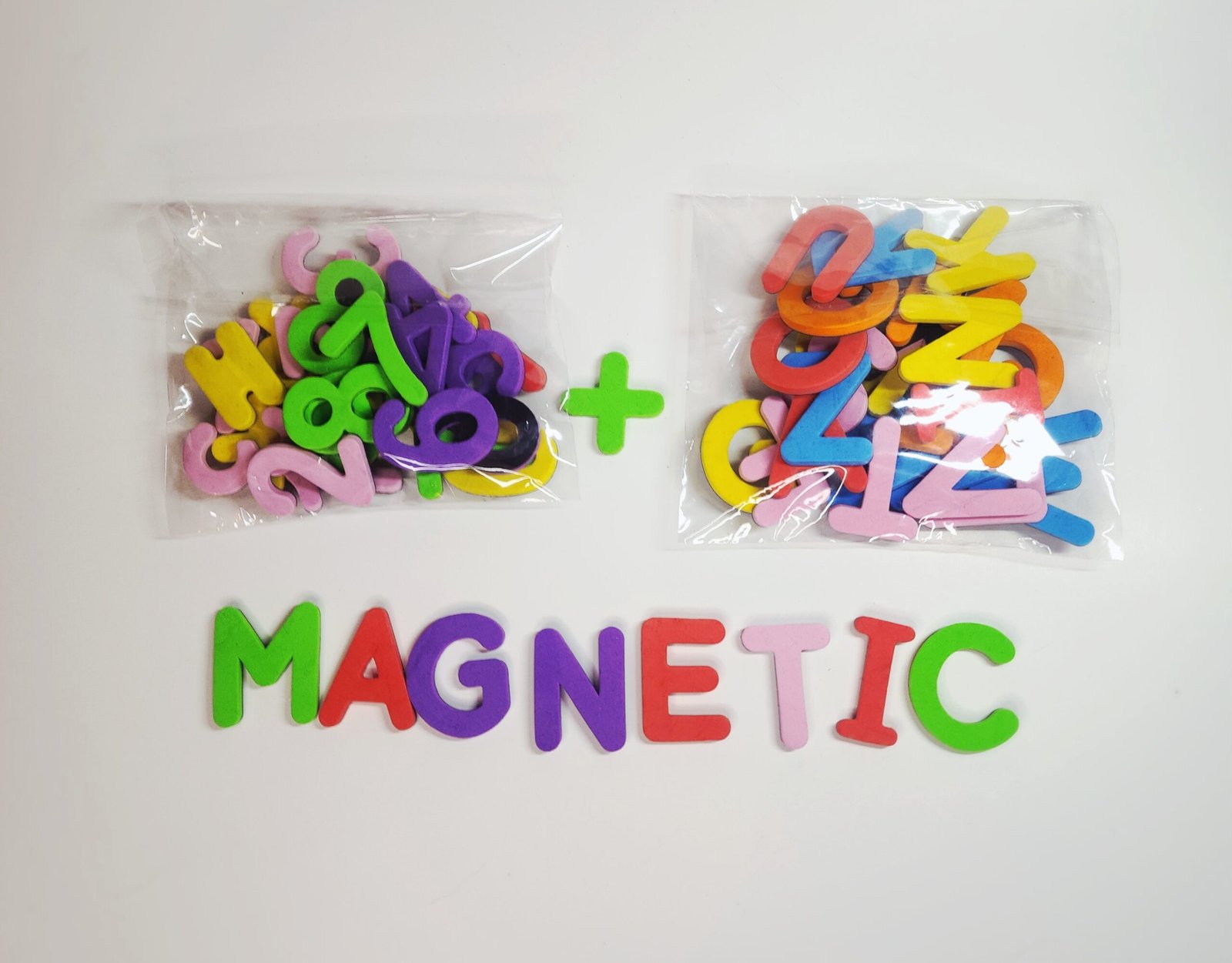 Magnetic Alphabet Letters and Numbers