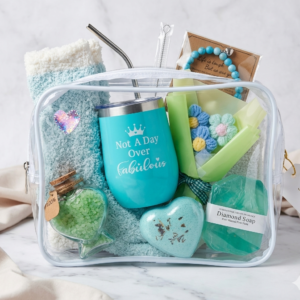 Aqua Green/Blue Gift Set For Her Hamper Birthday Graduation Gift Set For Women